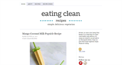Desktop Screenshot of eatingcleanrecipes.com
